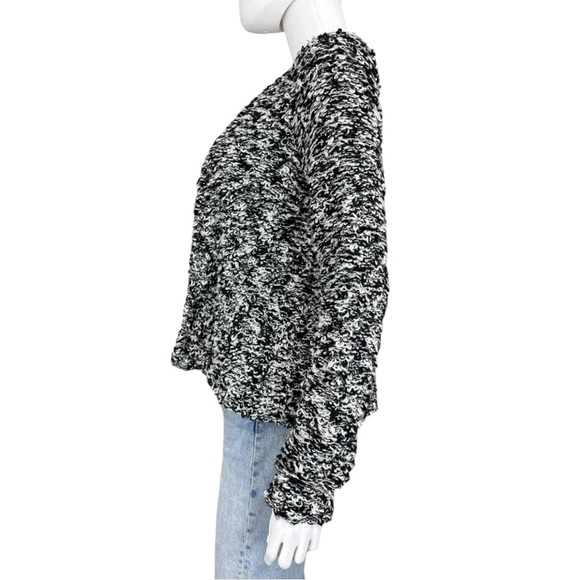 EILEEN FISHER Black and White Textured Cardigan Size XS F0479 - Picture 4 of 11